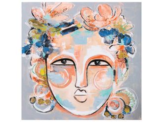 Schubiger M&ouml;bel Bild Blumenm&auml;dchen mit Skeptischen Blick