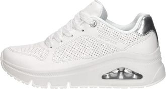Skechers Uno Icon - Idolized Air - Heren - Sneakers - Wit - 37 EU - Leer - Schoenen