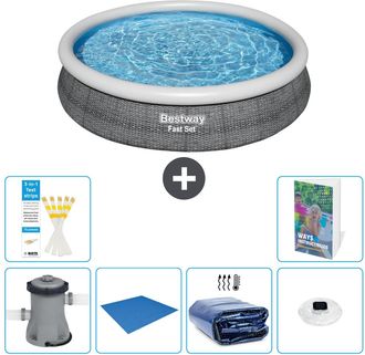Bestway Piscina Bestway Fast Set Redonda - 366x76 Cm - 7-piezas S272