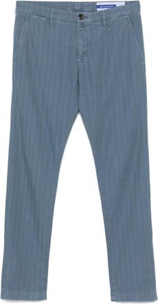 Jacob Cohen Indigo Blue Denim Jeans With Classic Design