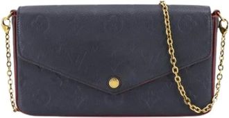 Louis Vuitton Pre-owned Cross Body Bags, female, Blue, Size: ONE SIZE Pre-owned Canvas Cross Body Bag