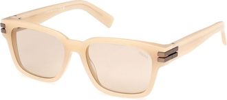 Ermenegildo Zegna EZ0237 57E Mens Sunglasses Brown Size 55