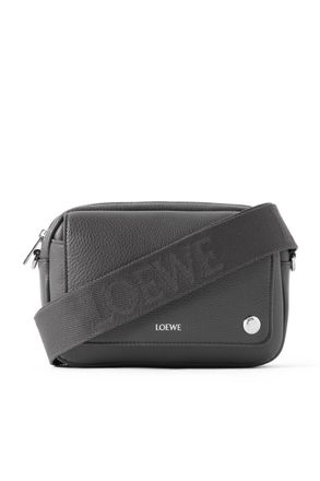 Loewe Pebble Full-Grain Leather Messenger Bag