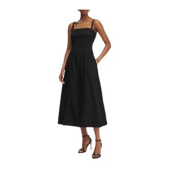 Guess Sharon Sangallo Midi Dress - female - Guess - Midi Dresses - Black - XS - Dresses