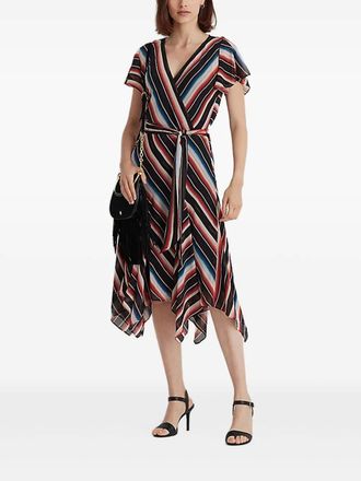Lauren Ralph Lauren Gestreepte jurk - Blauw