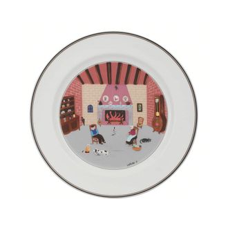 Villeroy & Boch Design Naif Dinner Plate: By the Fireside