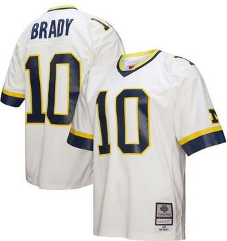Mitchell & Ness Mens Mitchell & Ness Tom Brady White Michigan Wolverines 1999 Legacy Jersey at Nordstrom, Size Xx-Large