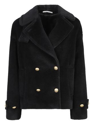 Tagliatore Sheila coat - women - Alpaca - 42 - Black