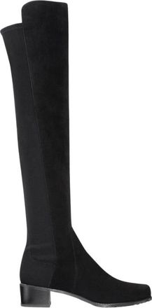 Stuart Weitzman Reserve Over-the-Knee Laars - Dames - Schoenen - Zwart - Maat: 42 EU Zijde