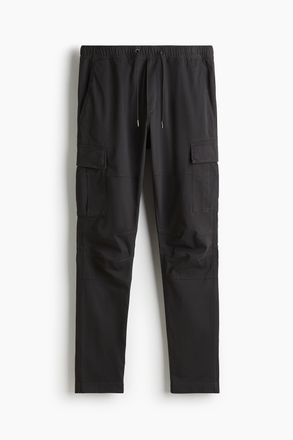 H&M Cargohose in Slim Fit - Dunkelgrau