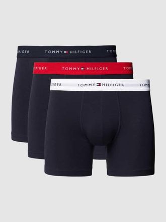 Tommy Hilfiger Trunks mit elastischem Bund im 3er-Pack in Marine, Größe S