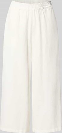 Vila Culotte aus Viskose-Baumwoll-Mix mit Leinen-Anteil Modell PRISILLA in Weiss, Größe 34