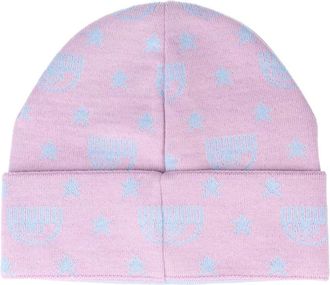 Chiara Ferragni Beanie - Dames - Hoeden - Roze - ONE Size - Accessoires