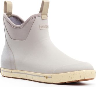 Xtratuf Ankle Deck Camp Boot Rubber Mens GREY Wellington Boots - Size UK 11