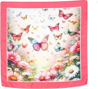 D'Aniello Butterfly-print Scarf