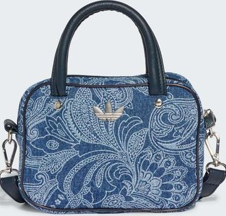 adidas Originals Borsa quadrata in denim chiaro in collaborazione con Liberty London-Blu