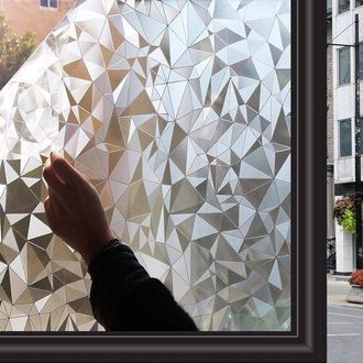 No Brand L&aacute;mina Opaca Para Ventanas Con Privacidad - L&aacute;mina Decorativa Autoadhesiva Sin Adhesivo - Para Ba&ntilde;os, Vestuarios, Salas De Reuniones - 44,5 X 200 Cm