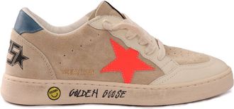 Golden Goose Scarpe da ginnastica Golden Goose Ball Star Nuova tomaia in pelle scamosciata con cuciture ornamentali Stella in pelle scamosciata e punta in pelle di