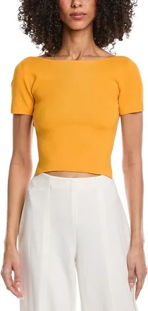 Sally Lapointe Lapointe Boatneck Tie Back Top