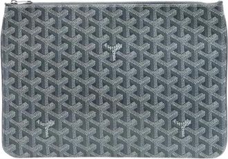 Goyard Pre-owned Clutches, female, Gray, Size: ONE SIZE Pre-owned Senat Canvas Clutch
