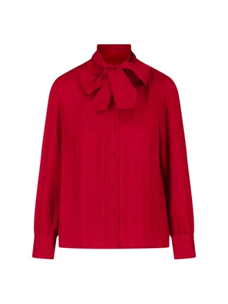 Gucci Camicia In Seta Jacquard