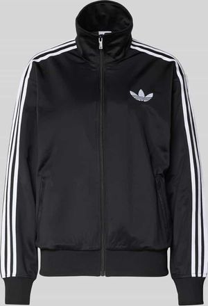 adidas Originals Sweatjacke mit Stehkragen in Black, Größe XL