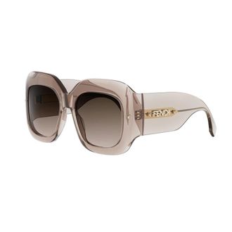 Fendi Screen Zonnebril - Dames - Accessoires - Bruin - Maat: 55 MM