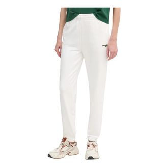 Lacoste Straight Fit Logo Trainingsbroeken - Dames - Sweatpants - Wit - M - Katoen - Broeken