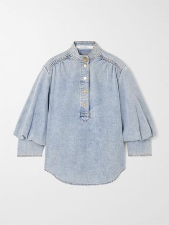 Zimmermann Blusa In Denim