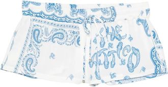 The Attico Paisley Drawstring Shorts
