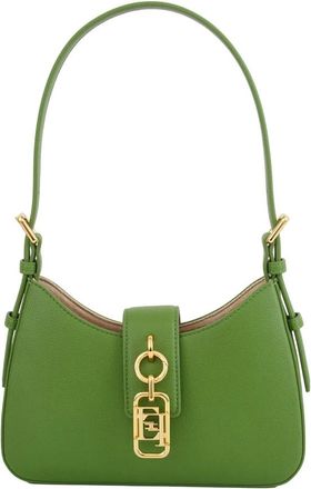 Elisabetta Franchi Borsa - Dames - Schoudertassen - Groen - ONE Size - Polyester - Tassen