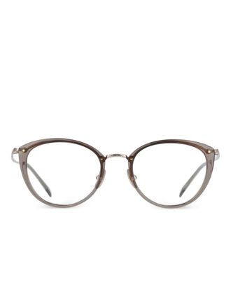 Yellows Plus Loraine round-frame glasses - Grey