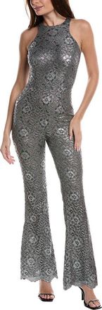 Michael Kors Lace Flare Silk-Blend Jumpsuit
