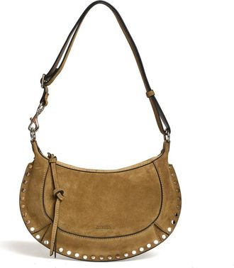 Isabel Marant Tassen, Dames, Bruin, ONE Size, Leer, Oskan Moon Bag