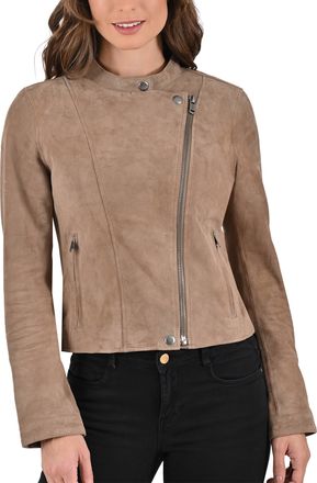 Frye Women&acute;s Biker Goat Suede Jacket