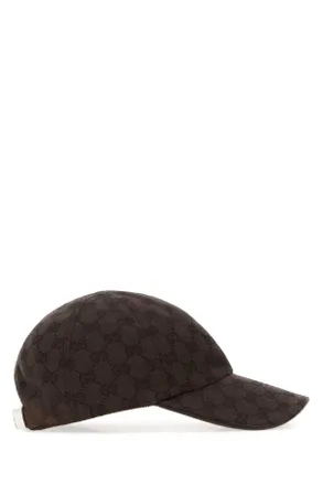 Gucci Womens Gg Fabric Baseball Cap Browndarkbrown Pl Pa Co Cappelli Hat