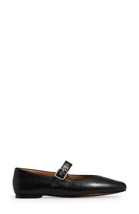 Madewell Beverley Mary Jane Flat in True Black at Nordstrom, Size 5.5