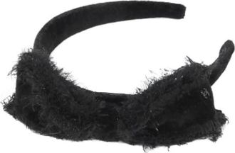 Chanel Pre-owned Accessories, female, Black, Size: ONE SIZE Pre-owned Alice band