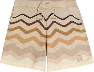 Sandbanks Sandbanks Striped Cotton Shorts - Beige - Xxl