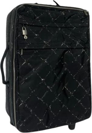 Chanel Pre-owned Weekend Bags, female, Black, Size: ONE SIZE Pre-owned Weekend Bag