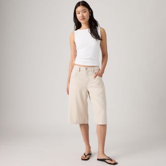 Levi's Super Baggy Lightweight Long Shorts - Womens - 23 - Grey