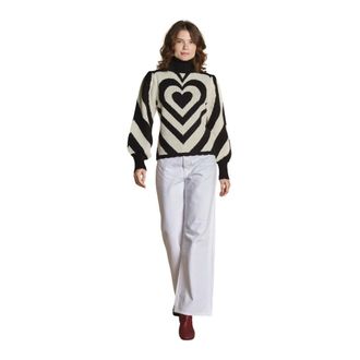 Farm Rio Heart Gradient Knit Jumper - female - FARM Rio - Turtlenecks - Multicolor - XS - Knitwear