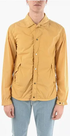 Corneliani CC COLLECTION O.WEAR Nylon Jacket with Silver Buttons size 50