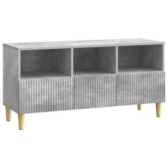 vidaXL Mueble De Tv Con Caj&oacute;n Gris Hormig&oacute;n 102 X 34,5 X 50 Cm Vidaxl