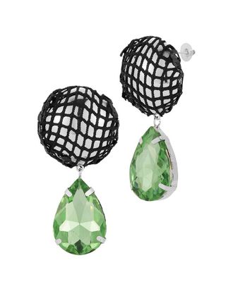 Sphera Milano Silver-Plated Cz Earrings