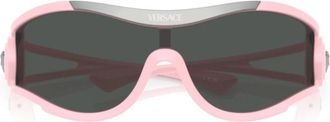 Versace Iconische zonnebril met uniforme lenzen - Dames - Zonnebrillen - Roze - 42 MM - Accessoires