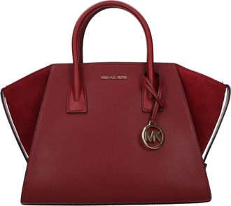Michael Kors Red Leather Womens Handbag