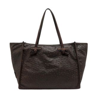 Gianni Chiarini Dames, Tassen, Bruin, Maat: ONE Size Leer
