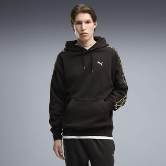 Puma Felpa con cappuccio Essentials Elevated dal taglio morbido da uomo, Abbigliamento, Nero, XXL