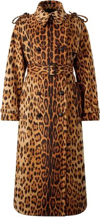 Roberto Cavalli Trench con cintura - Marrone